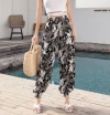 Real photos of Balinese ethnic style, Bohemian printed beach pants, women's loose Harem pants, lantern pants, Thai flower pants details Picture